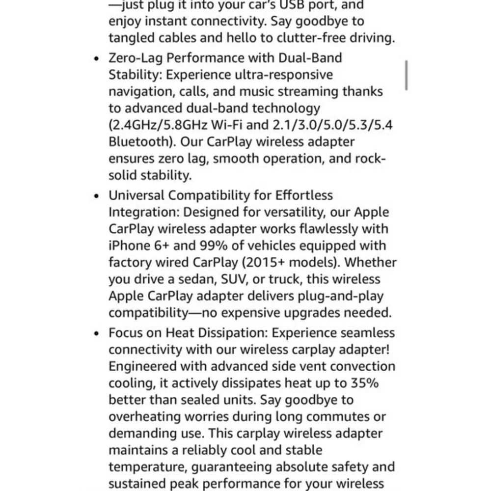 wireless carplay adapter‎